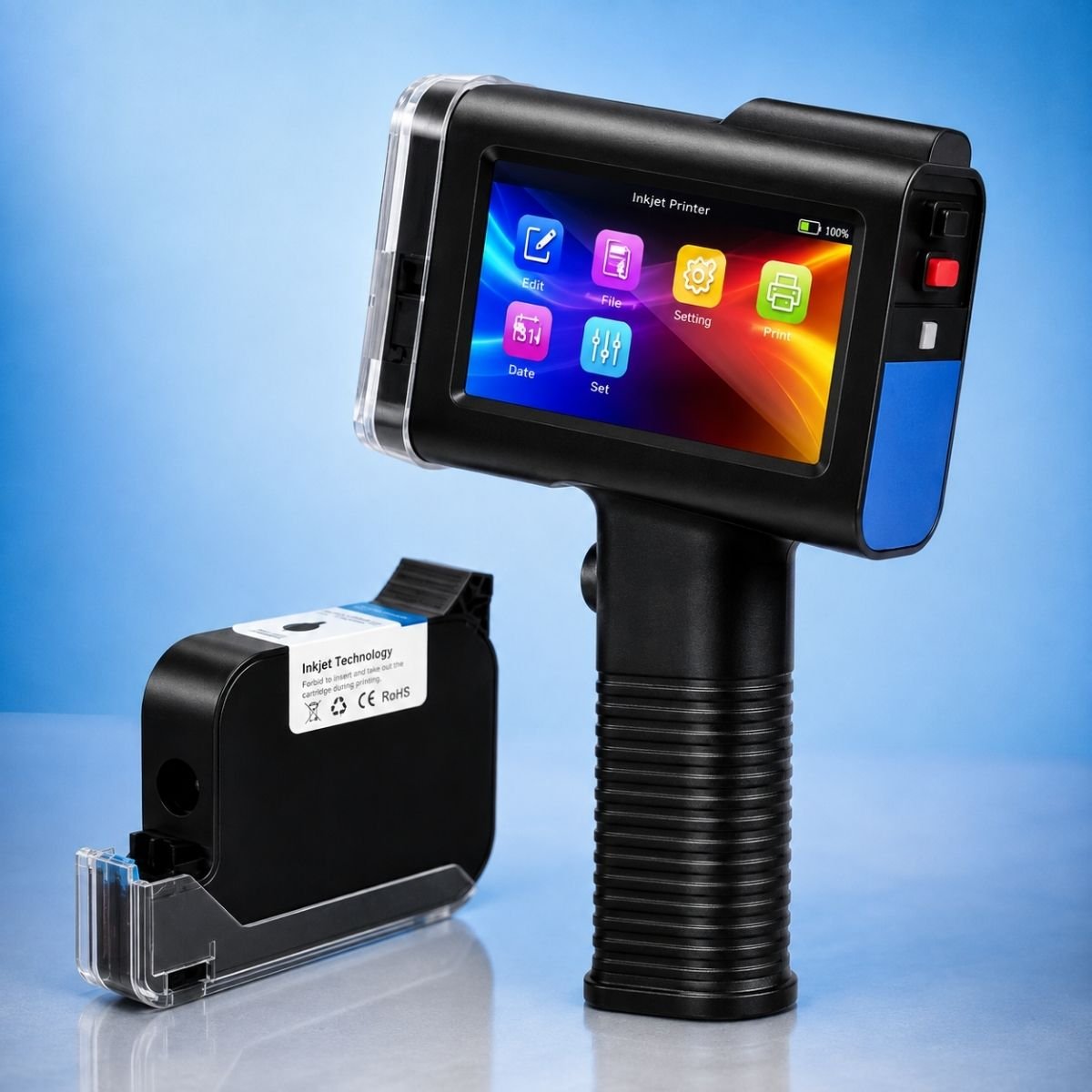 Premium Quality 12.7mm Automatic Hand Held Inkjet