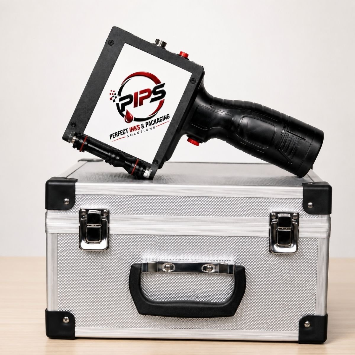 Handheld 25.4mm Thermal Inkjet Printer With Solvent Ink Cartridge